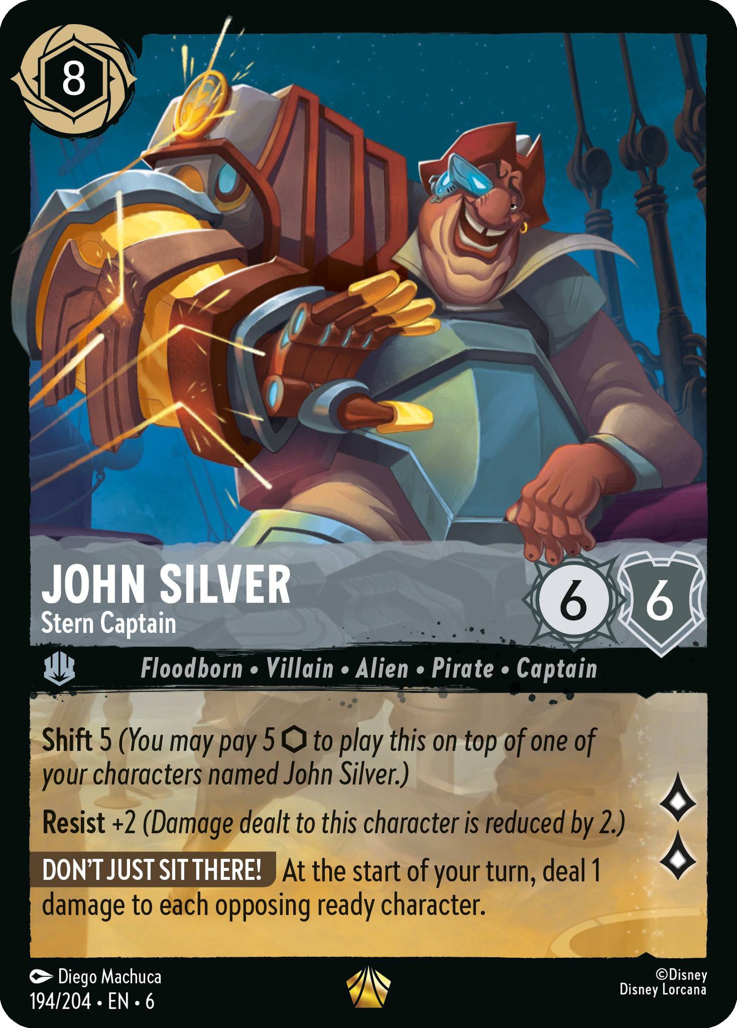 John Silver - Stern Captain - Azurite Sea 194/204 - Near Mint