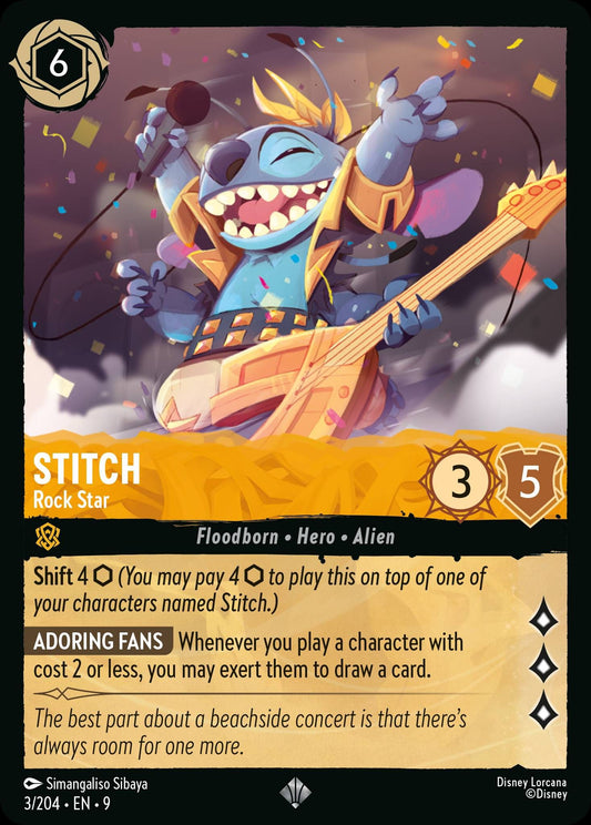 Stitch - Rock Star - Fabled 3/204