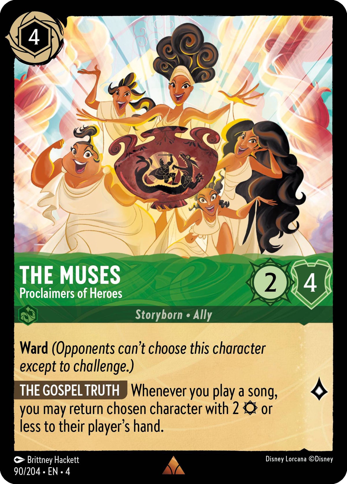 The Muses - Proclaimers of Heroes - Ursula's Return 90/204 - Near Mint