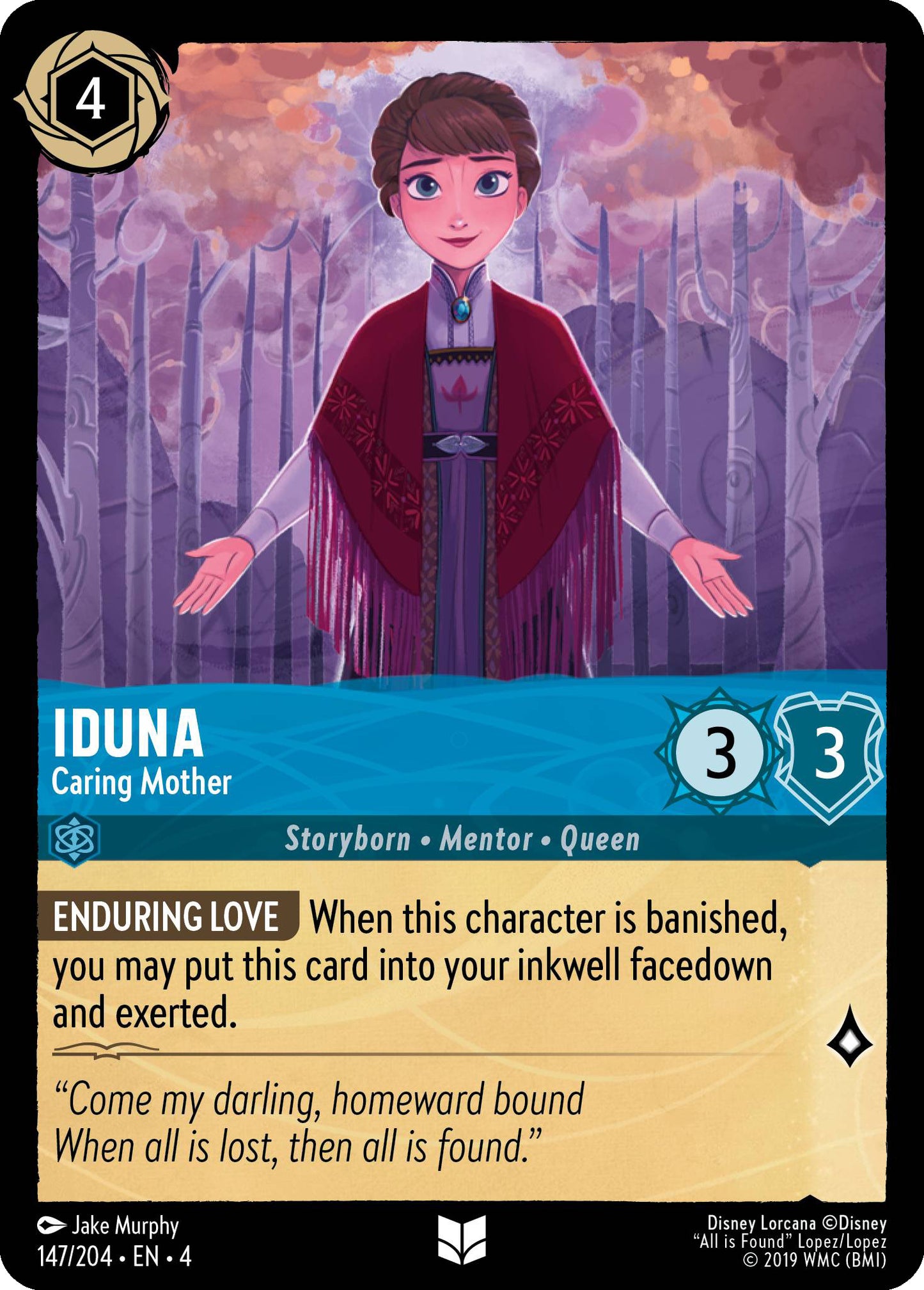 Iduna - Caring Mother - Ursula's Return 147/204 (Foil) - Near Mint