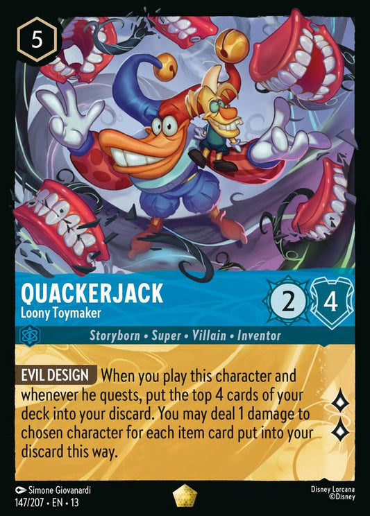 Quackerjack - Loony Toymaker - Attack of the Vine! 147/204 - Near Mint