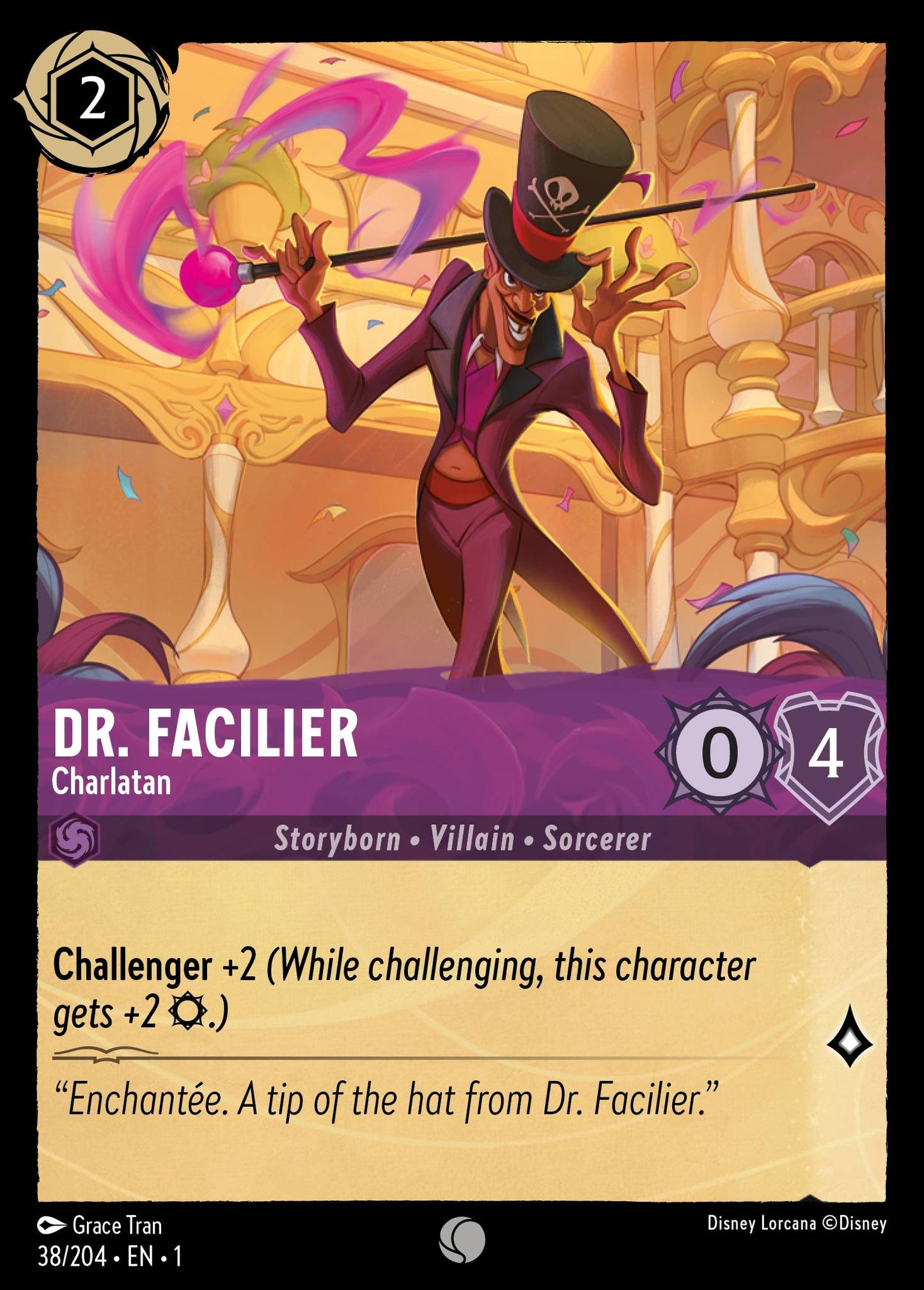 Dr. Facilier - Charlatan - 38/204 (Foil)