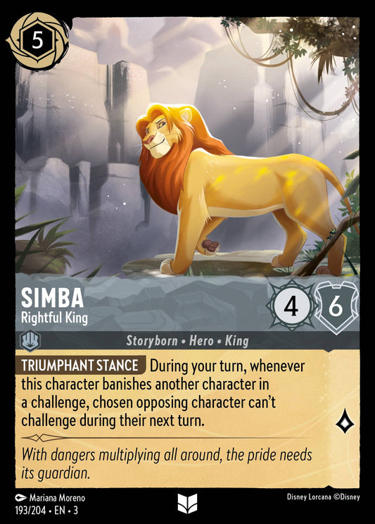 Simba - Rightful King -  193/204 (Foil)