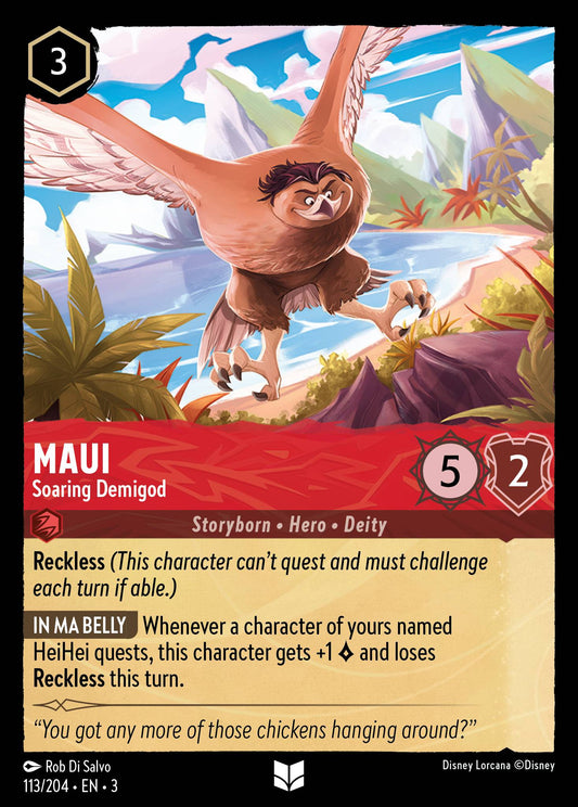 Maui - Soaring Demigod -  113/204 (Foil)