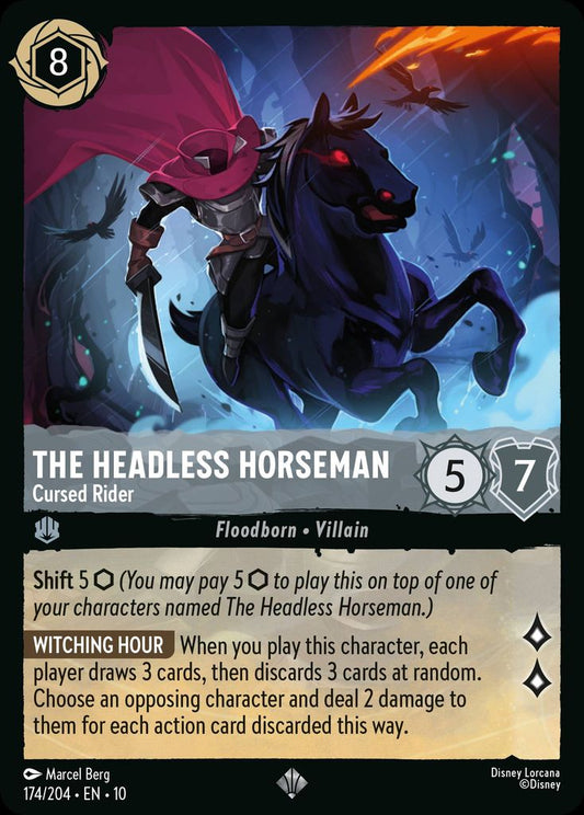 The Headless Horseman - Cursed Rider - Whispers in the Well 174/204  - Near Mint