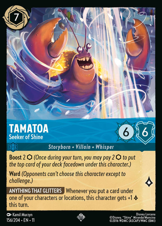 Tamatoa - Seeker of Shine - Winterspell 156/204 - Near Mint