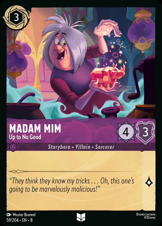 Madam Mim - Up to No Good - Reign of Jafar 59/204  (Foil) - Near Mint - Ungraded