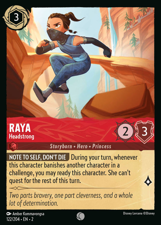 Raya - Headstrong - Rise of the Floodborn 122/204  (Foil) - Near Mint - Ungraded