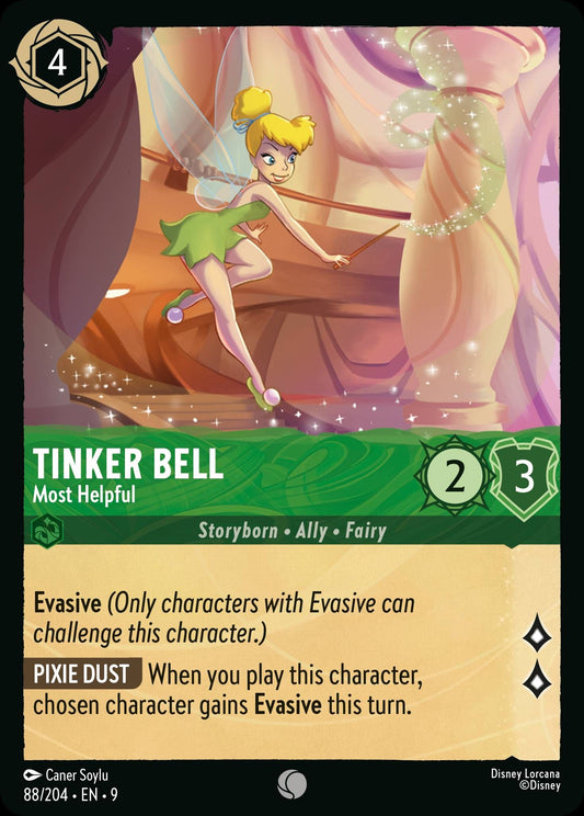 Tinker Bell - Most Helpful - Fabled 88/204 (Foil) - Near Mint