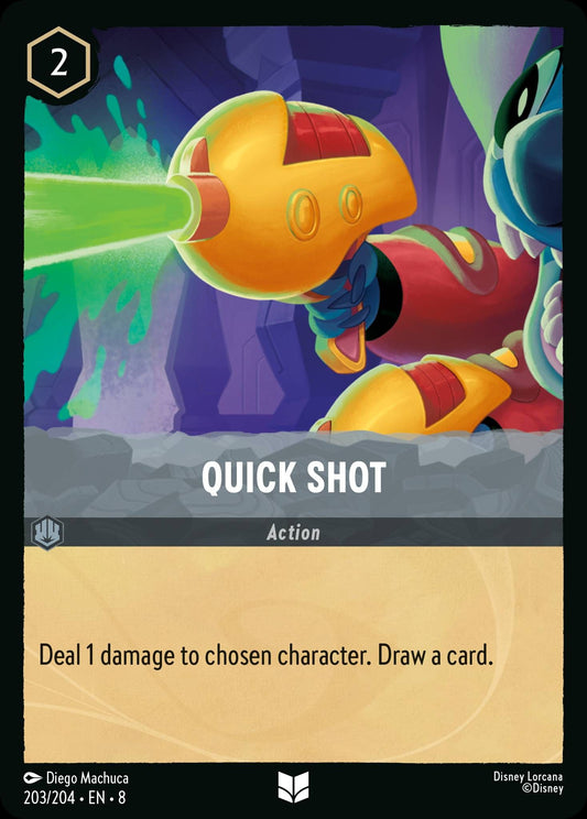 Quick Shot - Reign of Jafar 203/204  (Foil) - Near Mint - Ungraded