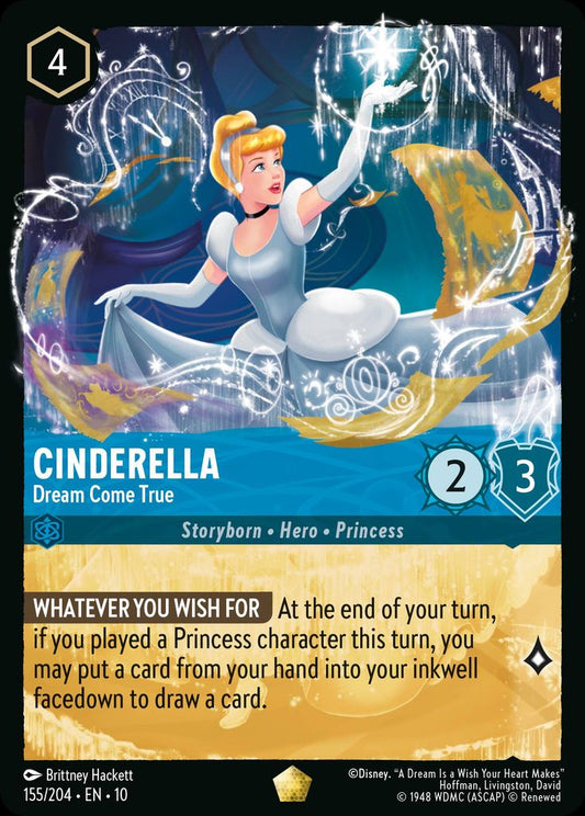 Cinderella - Dream Come True - Whispers in the Well 155/204  - Near Mint - Ungraded