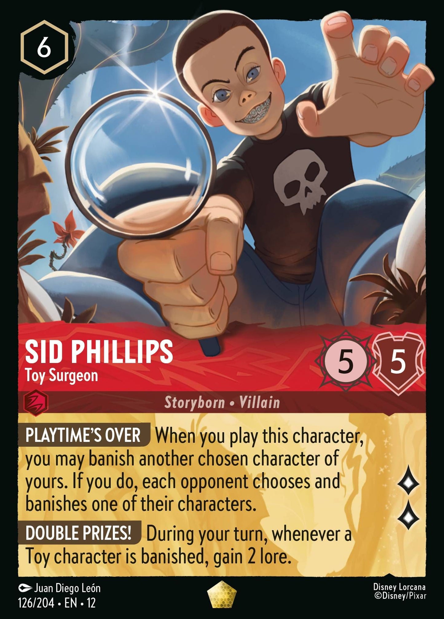 Sid Phillips - Toy Surgeon - Wilds Unknown 126/204 (Foil) - Near Mint