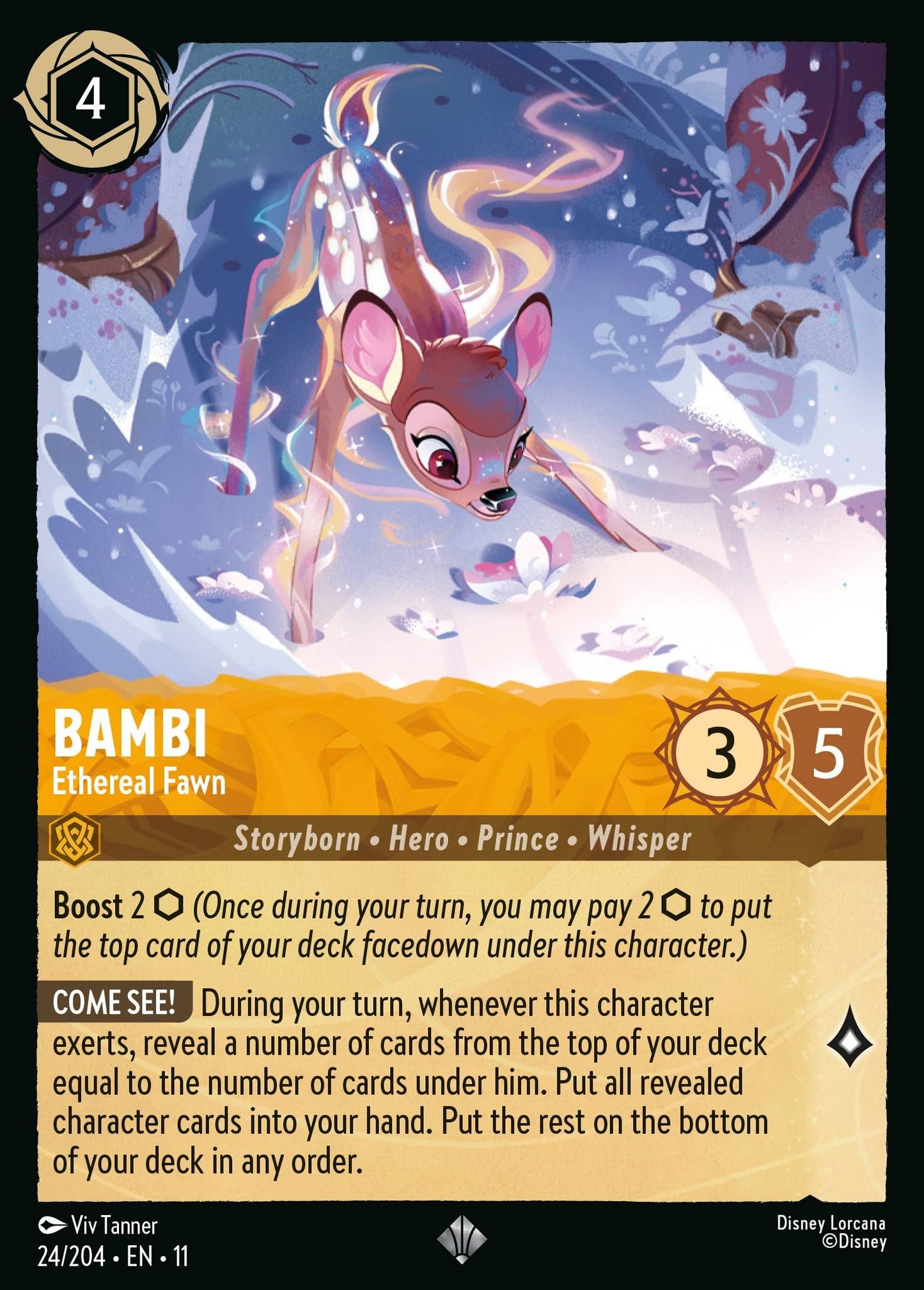 Bambi - Ethereal Fawn - Winterspell 24/204 - Near Mint