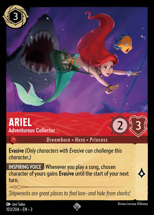 Ariel - Adventurous Collector - Into the Inklands 103/204  - Near Mint - Ungraded