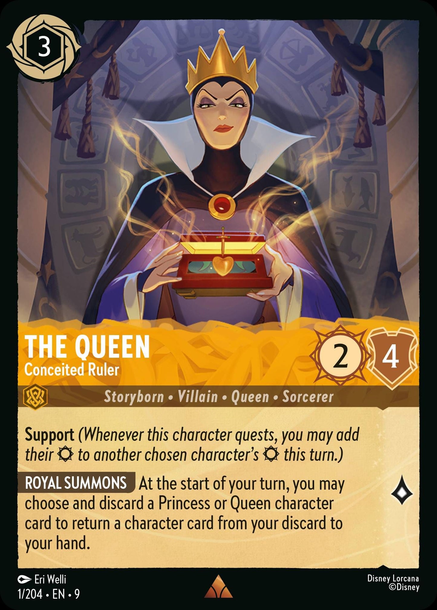 The Queen - Conceited Ruler - Fabled 1/204  - Near Mint - Ungraded