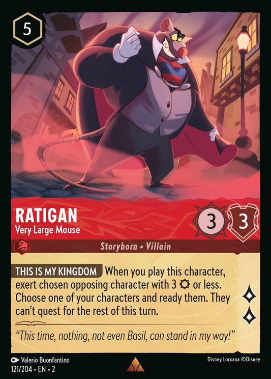 Ratigan - Very Large Mouse - Rise of the Floodborn 121/204 - Near Mint