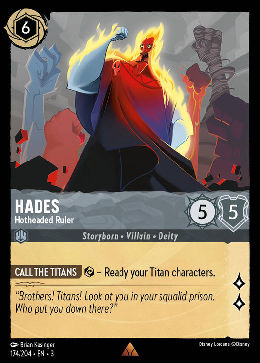 Hades - Hotheaded Ruler -  174/204 (Foil)