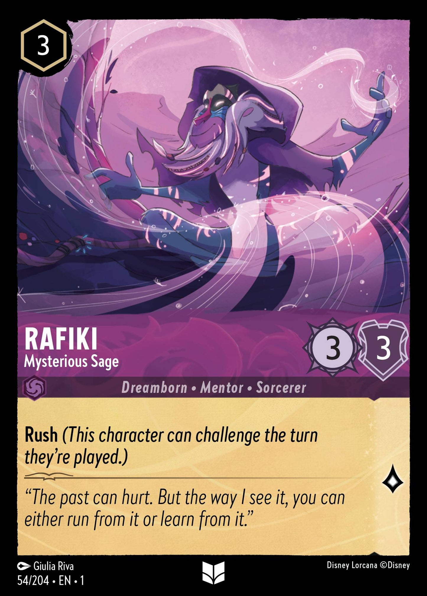 Rafiki (Mysterious Sage) - 54/204 (Foil)