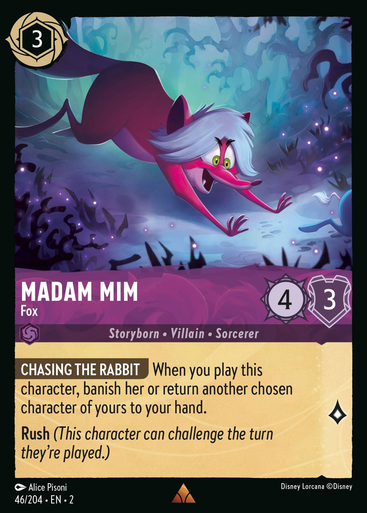 Madam Mim - Fox - Rise of the Floodborn 46/204 - Near Mint