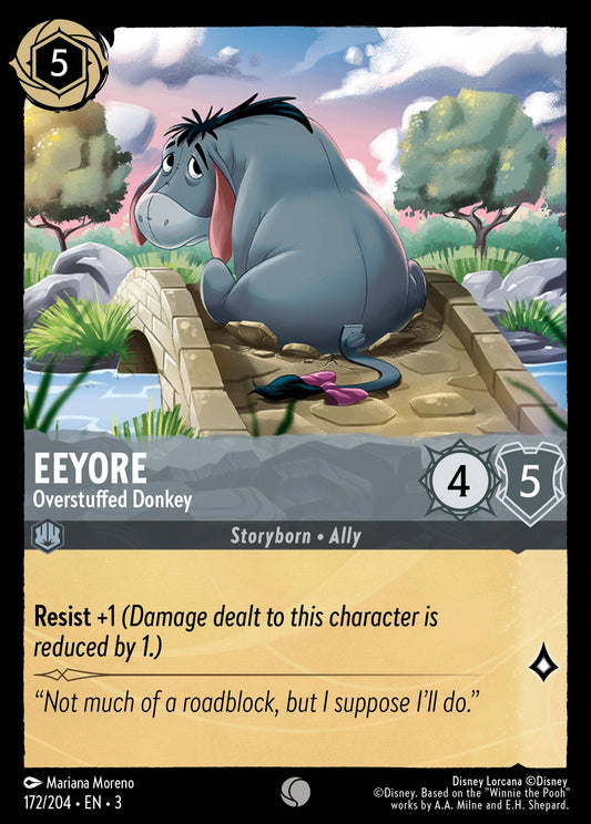 Eeyore - Overstuffed Donkey -  172/204 (Foil)
