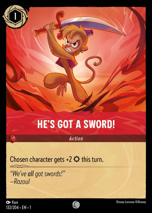 He's Got A Sword! - The First Chapter 132/204  (Foil) - Near Mint - Ungraded