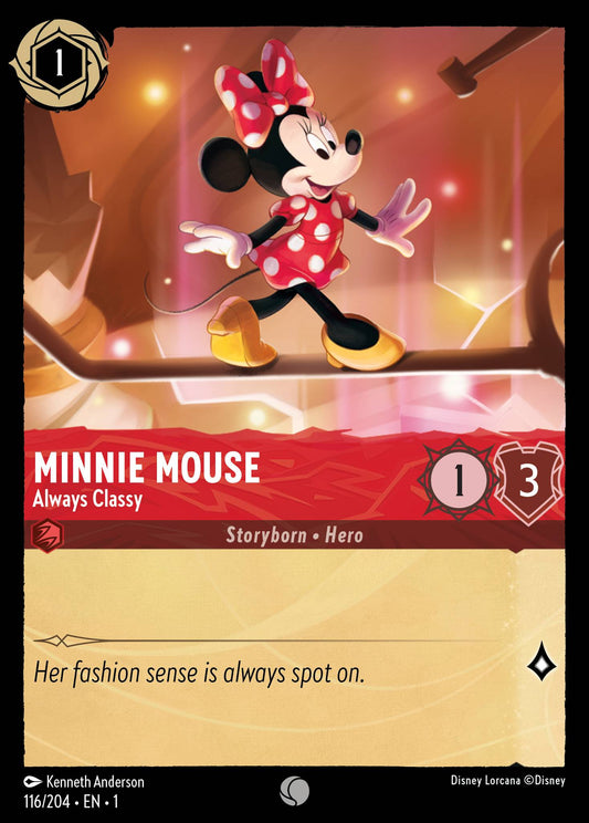 Minnie Mouse - Always Classy - The First Chapter 116/204  (Foil) - Near Mint - Ungraded