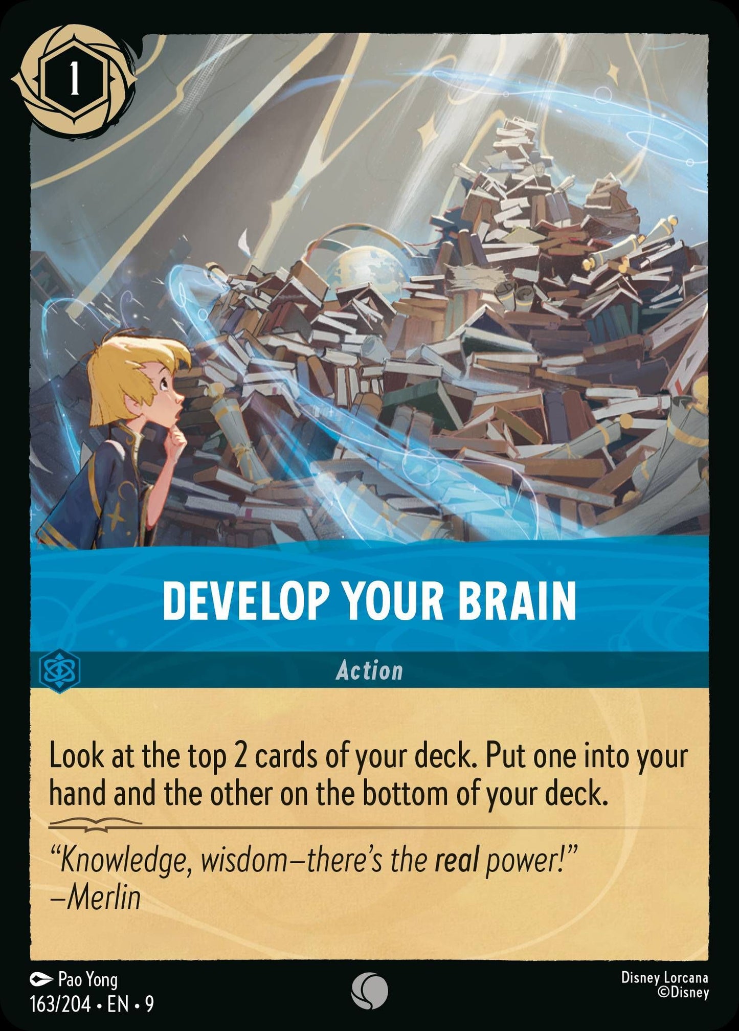 Develop Your Brain - Fabled 163/204  (Foil) - Near Mint - Ungraded