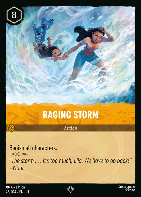 Raging Storm - Winterspell 28/204 - Near Mint
