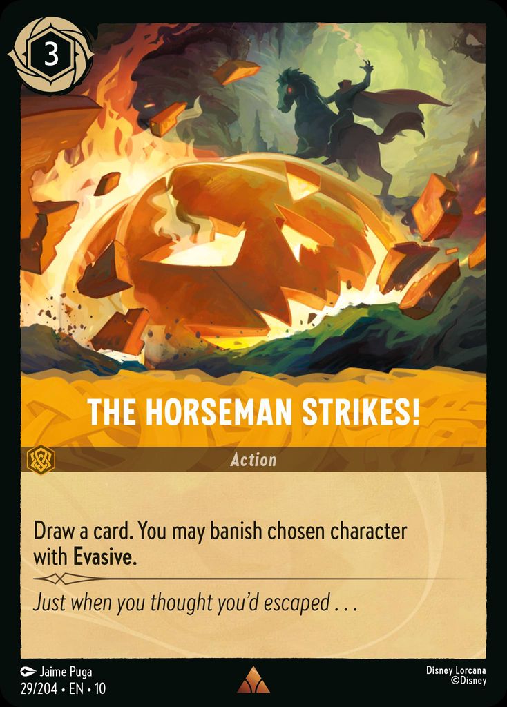 The Horseman Strikes! - Whispers in the Well 29/204 - Near Mint