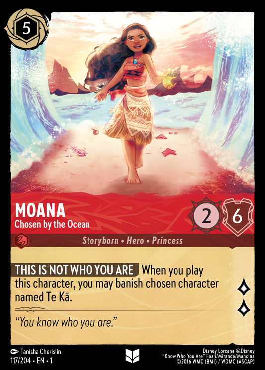 Moana - Chosen by the Ocean - 117/204 (Foil)