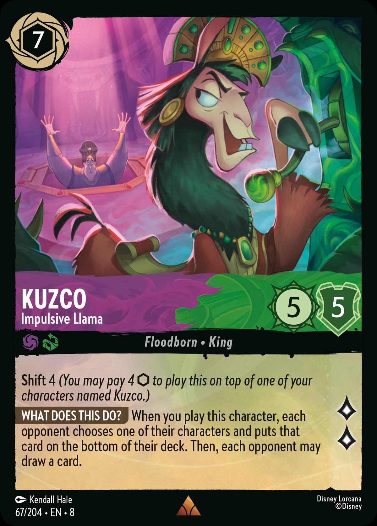 Kuzco - Impulsive Llama - Reign of Jafar 67/204 - Near Mint