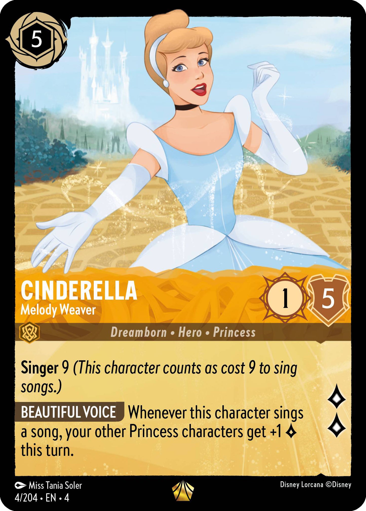 Cinderella - Melody Weaver - Ursula's Return 4/204 - Near Mint
