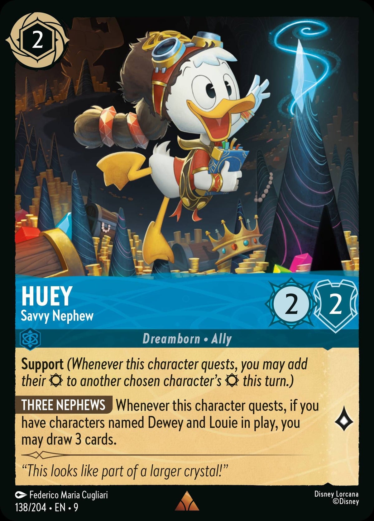 Huey - Savvy Nephew - Fabled 138/204 - Near Mint