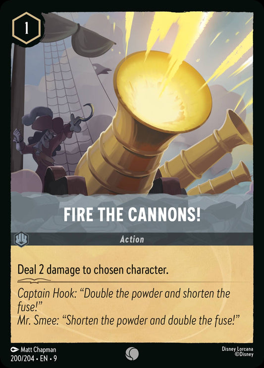 Fire the Cannons! - Fabled 200/204  (Foil) - Near Mint - Ungraded