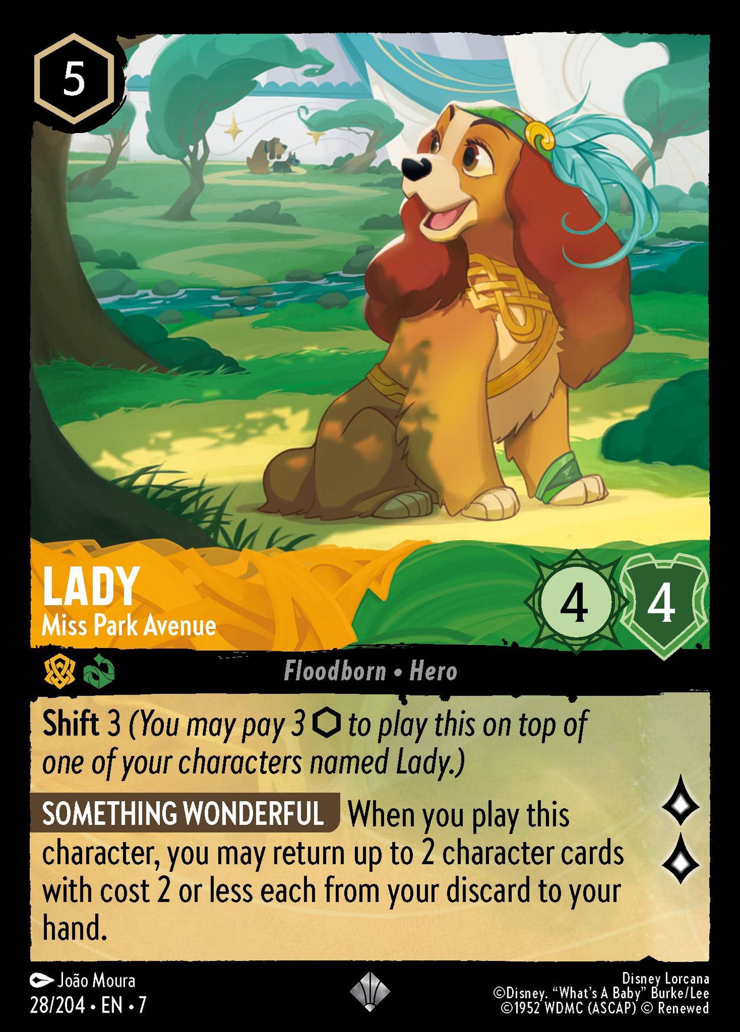 Lady - Miss Park Avenue - Archazia's Island 28/204  (Foil) - Near Mint - Ungraded