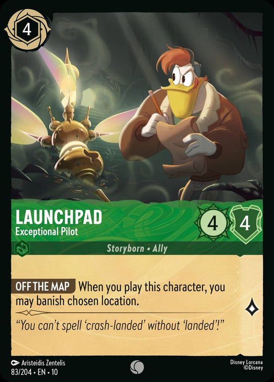 Launchpad - Exceptional Pilot - Whispers in the Well 83/204 (Foil) - Near Mint