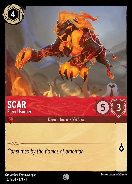 Scar - Fiery Usurper - 122/204 (Foil)