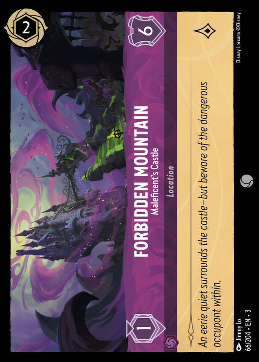 Forbidden Mountain - Maleficent's Castle -  66/204 (Foil)