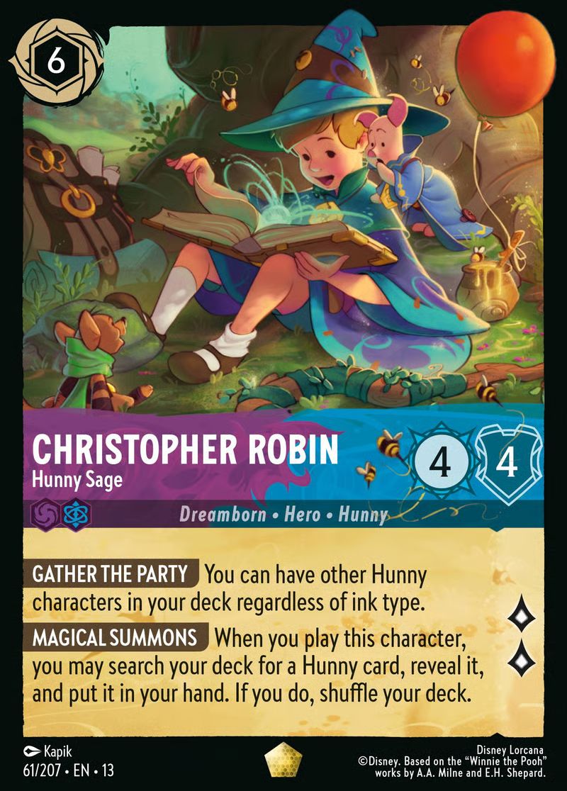 Christopher Robin - Hunny Sage - Attack of the Vine! 61/204 - Near Mint