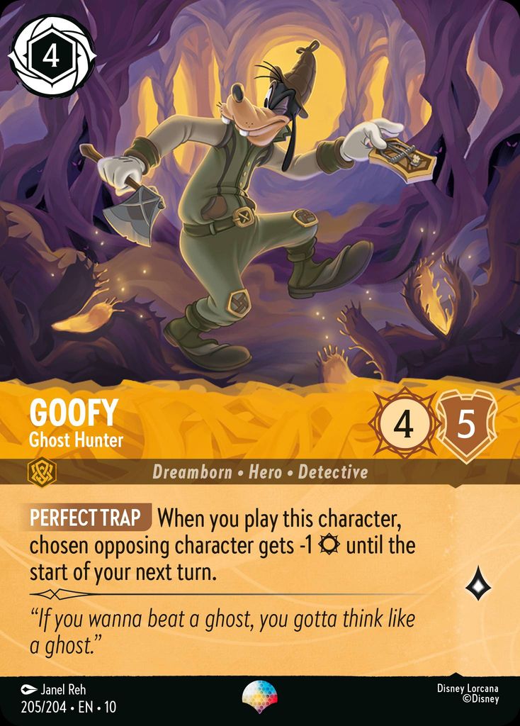 Goofy - Ghost Hunter (Epic) - Whispers in the Well 205/204  (Foil)