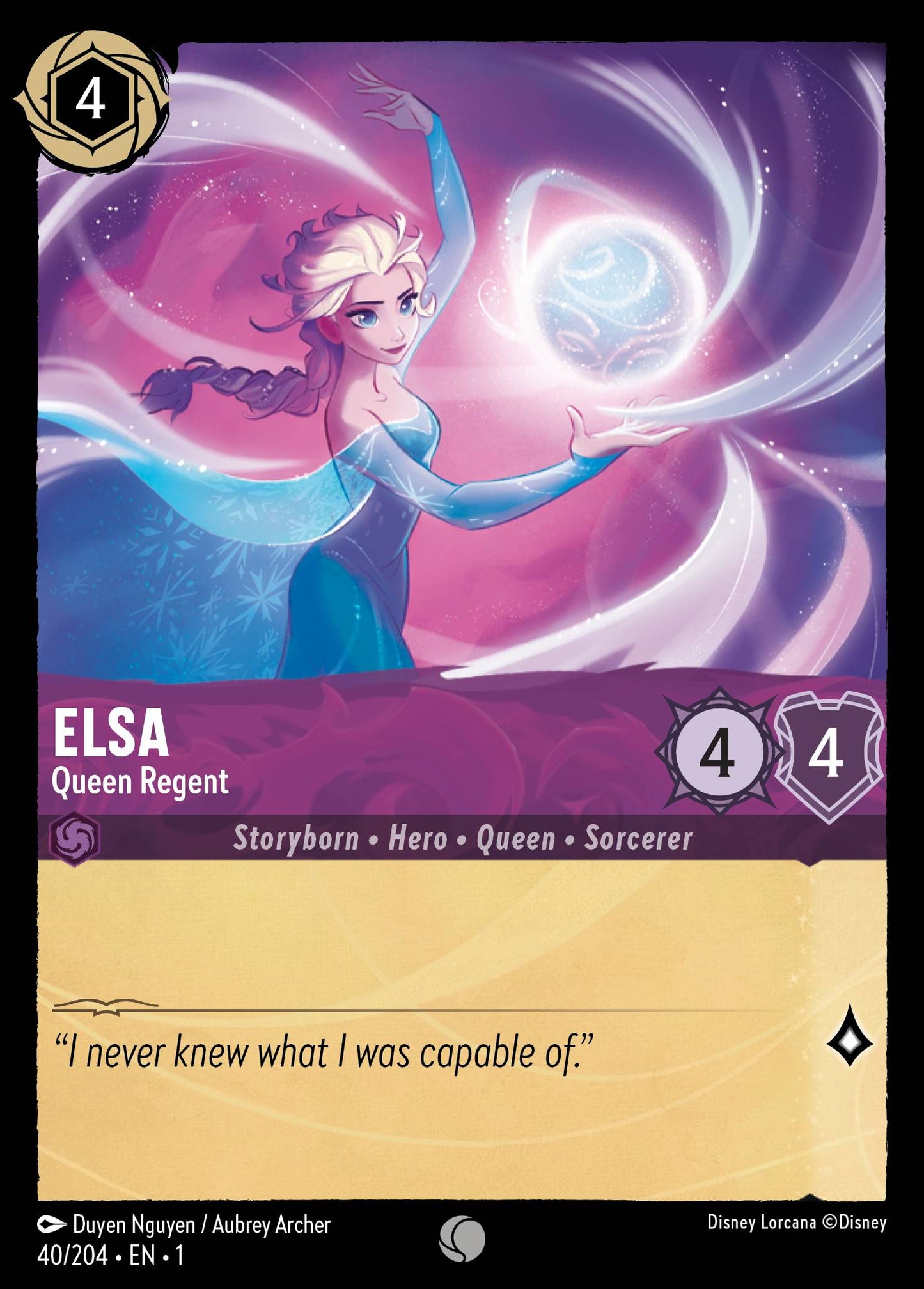 Elsa - Queen Regent - 40/204 (Foil)