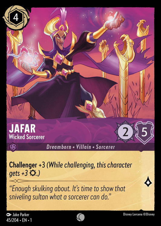 Jafar - Wicked Sorcerer - 45/204 (Foil)