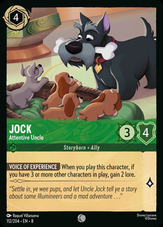 Jock - Attentive Uncle - Reign of Jafar 112/204  (Foil) - Near Mint - Ungraded