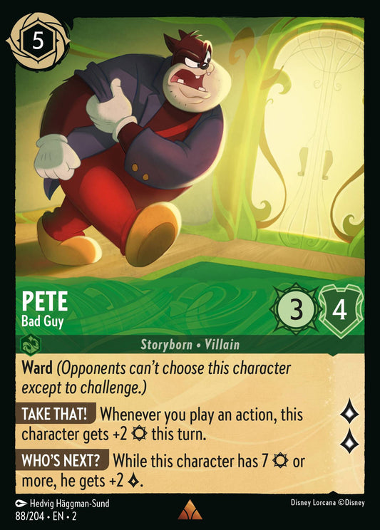 Pete - Bad Guy - 88/204 (Foil)