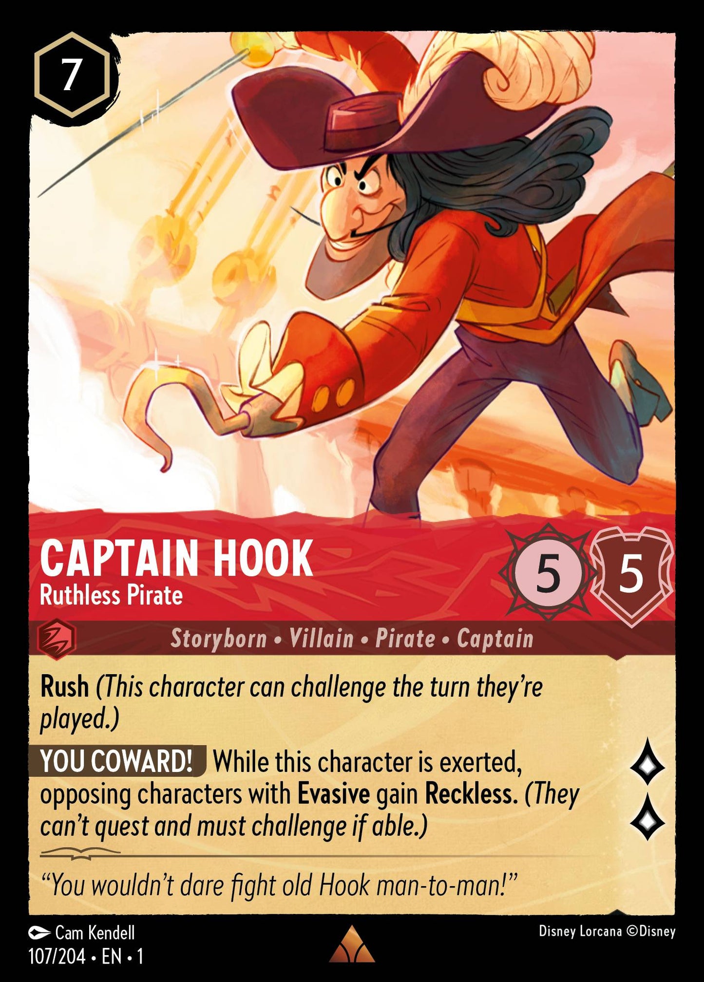 Captain Hook - Ruthless Pirate - The First Chapter 107/204 - Near Mint