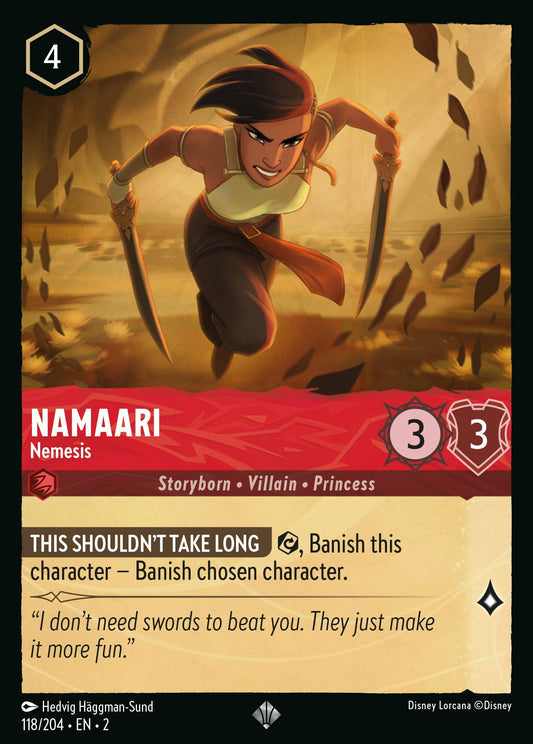 Namaari - Nemesis - Rise of the Floodborn 118/204 - Near Mint