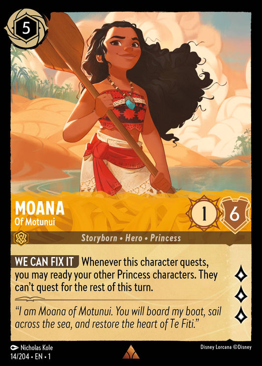 Moana - Of Motunui - The First Chapter 14/204  (Foil) - Near Mint - Ungraded