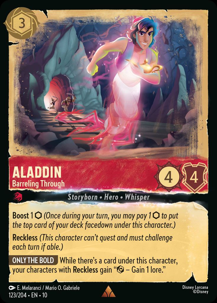 Aladdin - Barreling Through - Whispers in the Well 123/204 - Near Mint