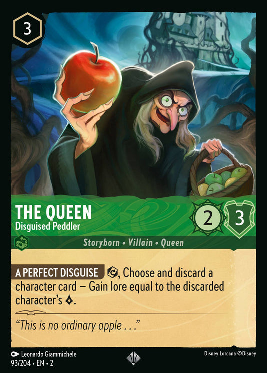 The Queen - Disguised Peddler - Rise of the Floodborn 93/204 - Near Mint