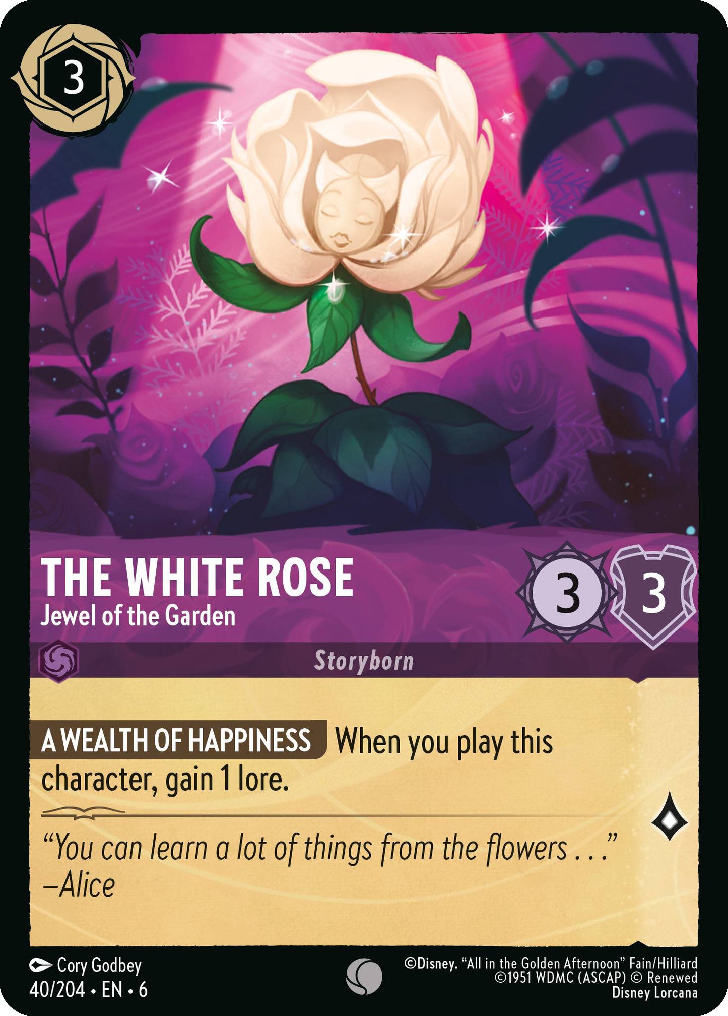 The White Rose - Jewel of the Garden - Azurite Sea 40/204